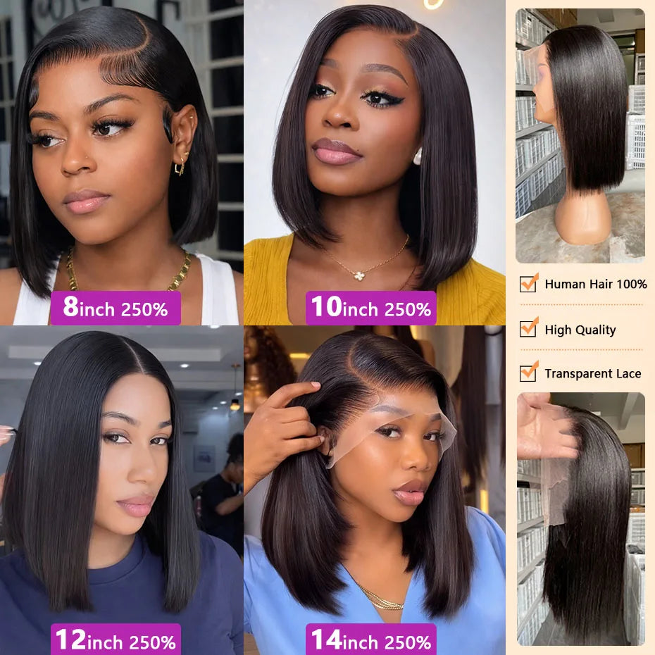 Straight Lace Wig | Closure & Frontal Options | 8–26 Inches