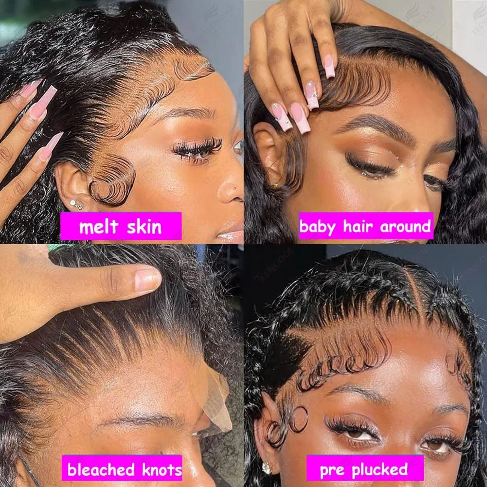 Deep Wave Lace Front Wig | Natural Colour | 16–40 Inches