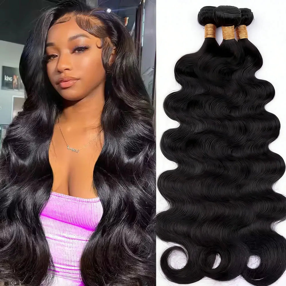 Body Wave Hair Bundles – Natural Black