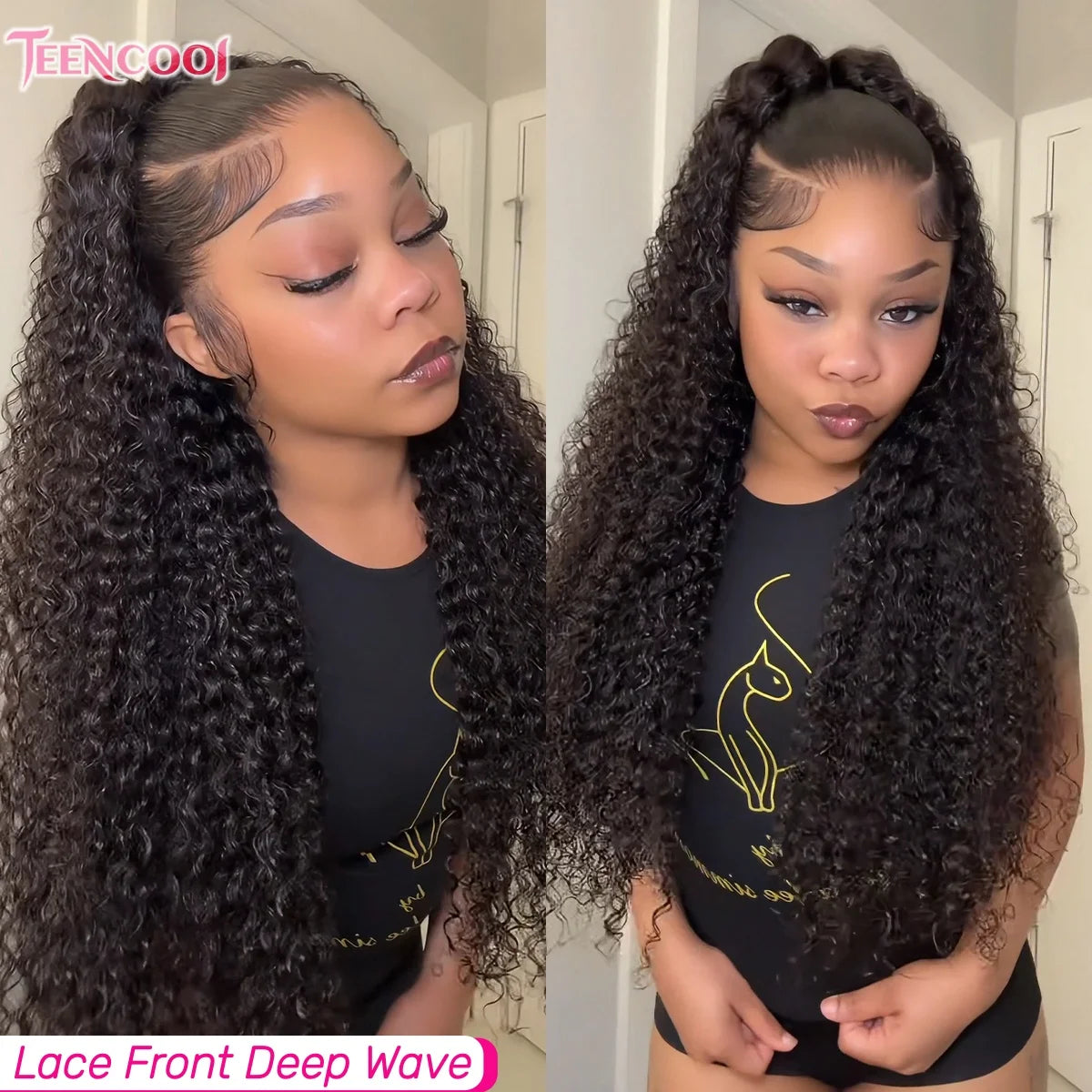 Deep Wave Lace Front Wig | Natural Colour | 16–40 Inches