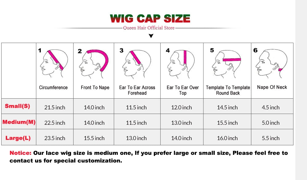 Queen Hair Lace Wig | Straight & Body Wave | 16–30 Inches