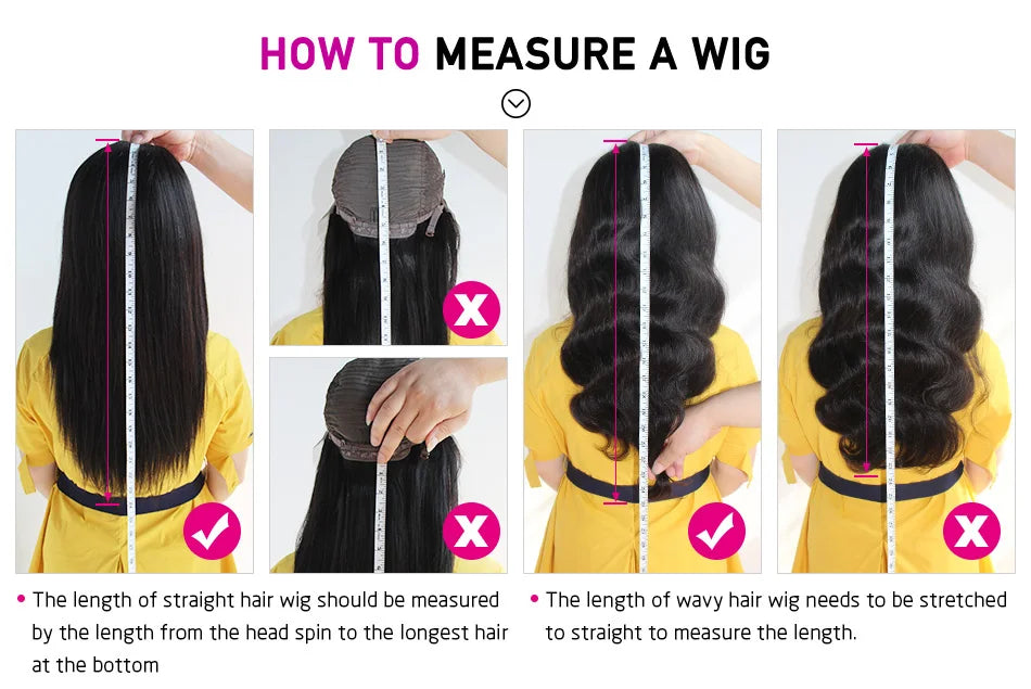 Cynosure Natural Black Straight Lace Wig | 16–34 Inches