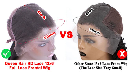 Queen Hair Lace Wig | Straight & Body Wave | 16–30 Inches