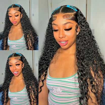 Deep Wave Lace Front Wig | Natural Colour | 16–40 Inches