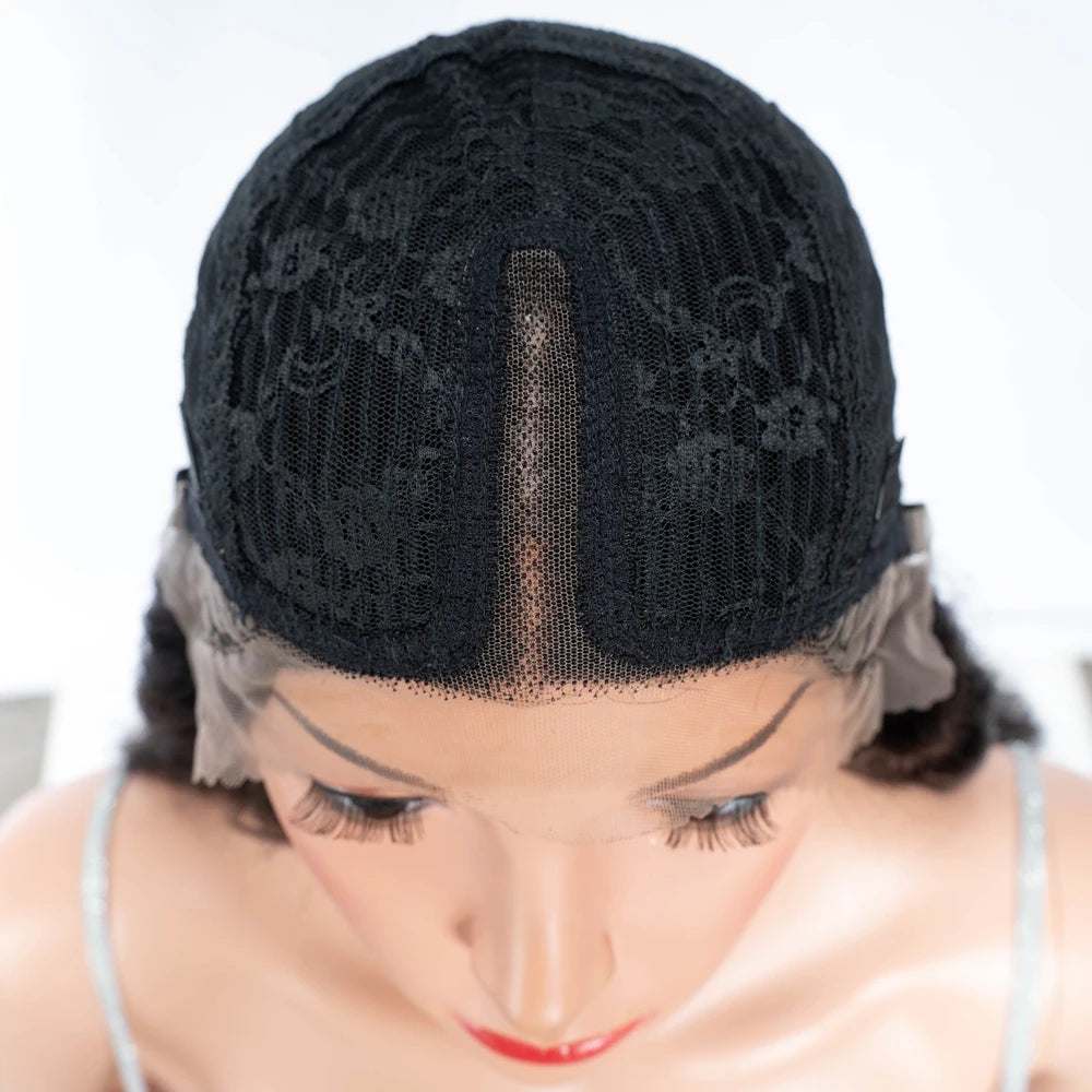 LEKKER Natural Black Body Wave T-Part Lace Wig