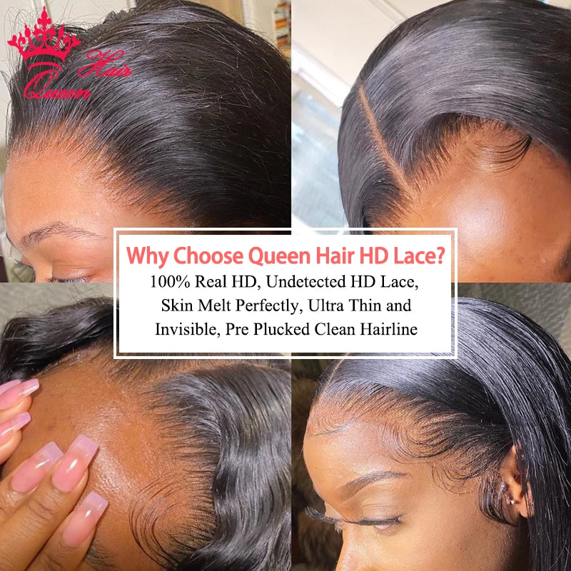 Queen Hair Lace Wig | Straight & Body Wave | 16–30 Inches