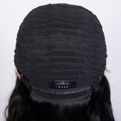 LEKKER Natural Black Body Wave T-Part Lace Wig