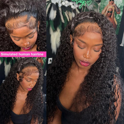 Deep Wave Lace Front Wig | Natural Colour | 16–40 Inches