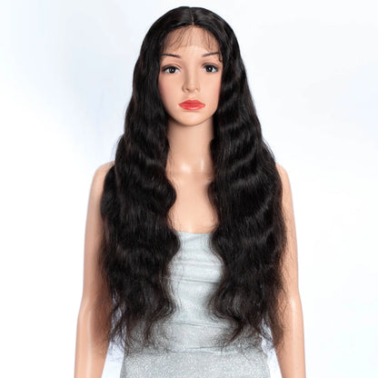 LEKKER Natural Black Body Wave T-Part Lace Wig