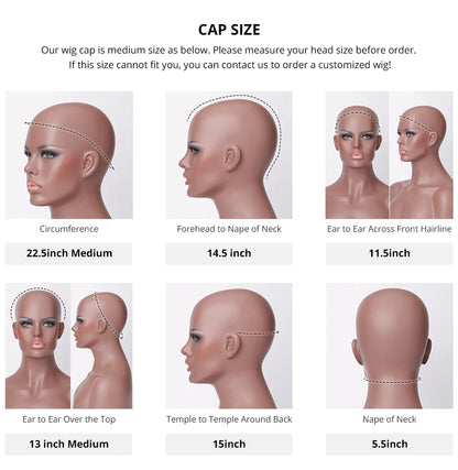 Deep Wave Lace Front Wig | Natural Colour | 16–40 Inches