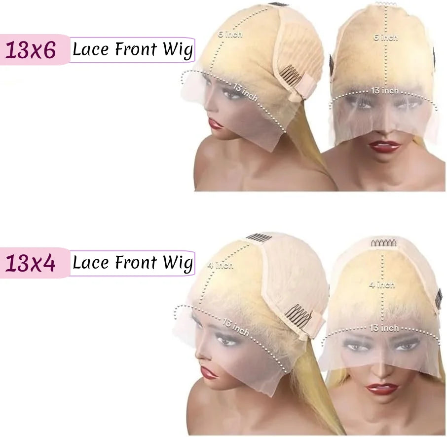 613 Blonde Body Wave Lace Front Wig | 18–40 Inches