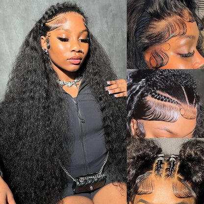 Deep Wave Lace Front Wig | Natural Colour | 16–40 Inches