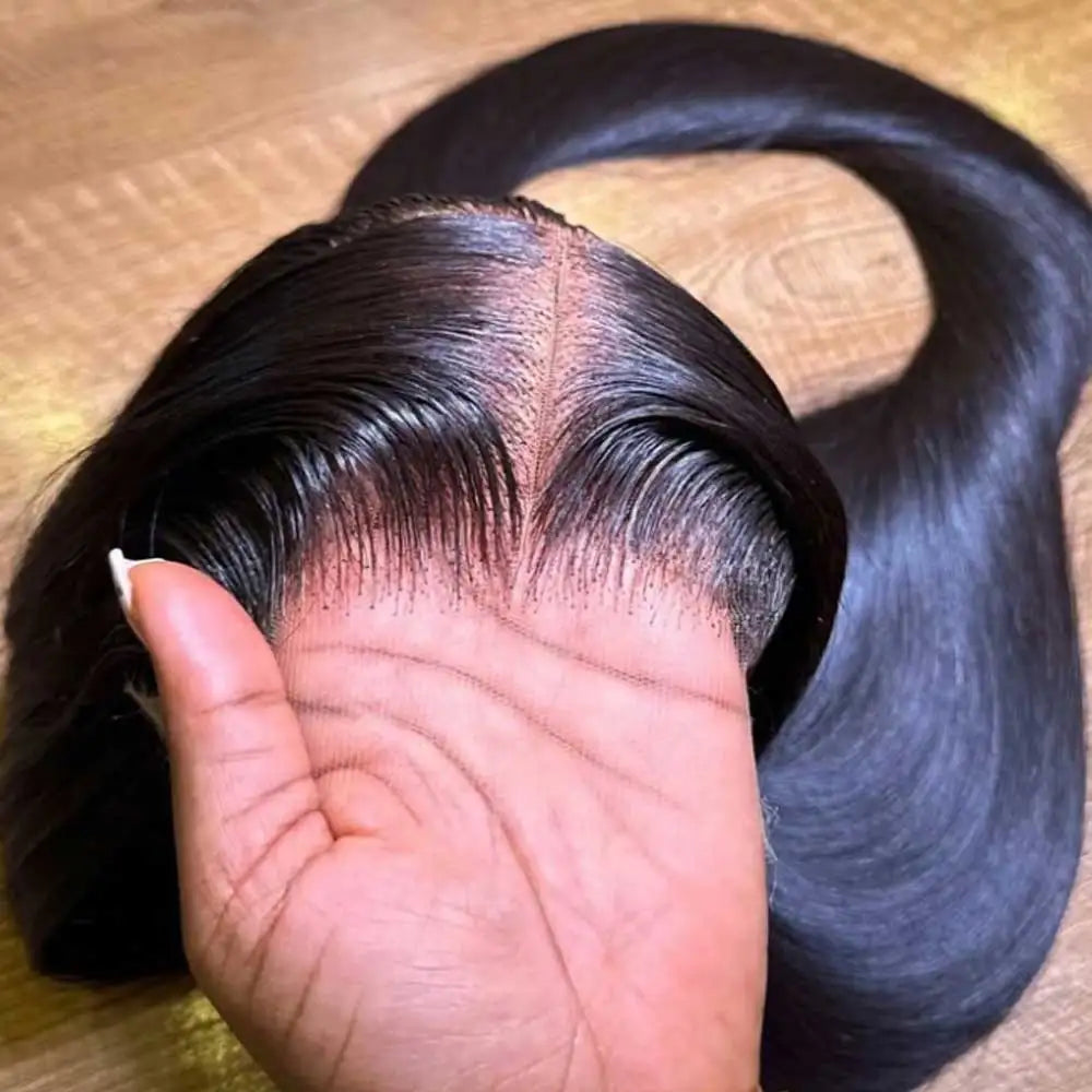 Natural Black Straight Lace Wig | 16–42 Inches