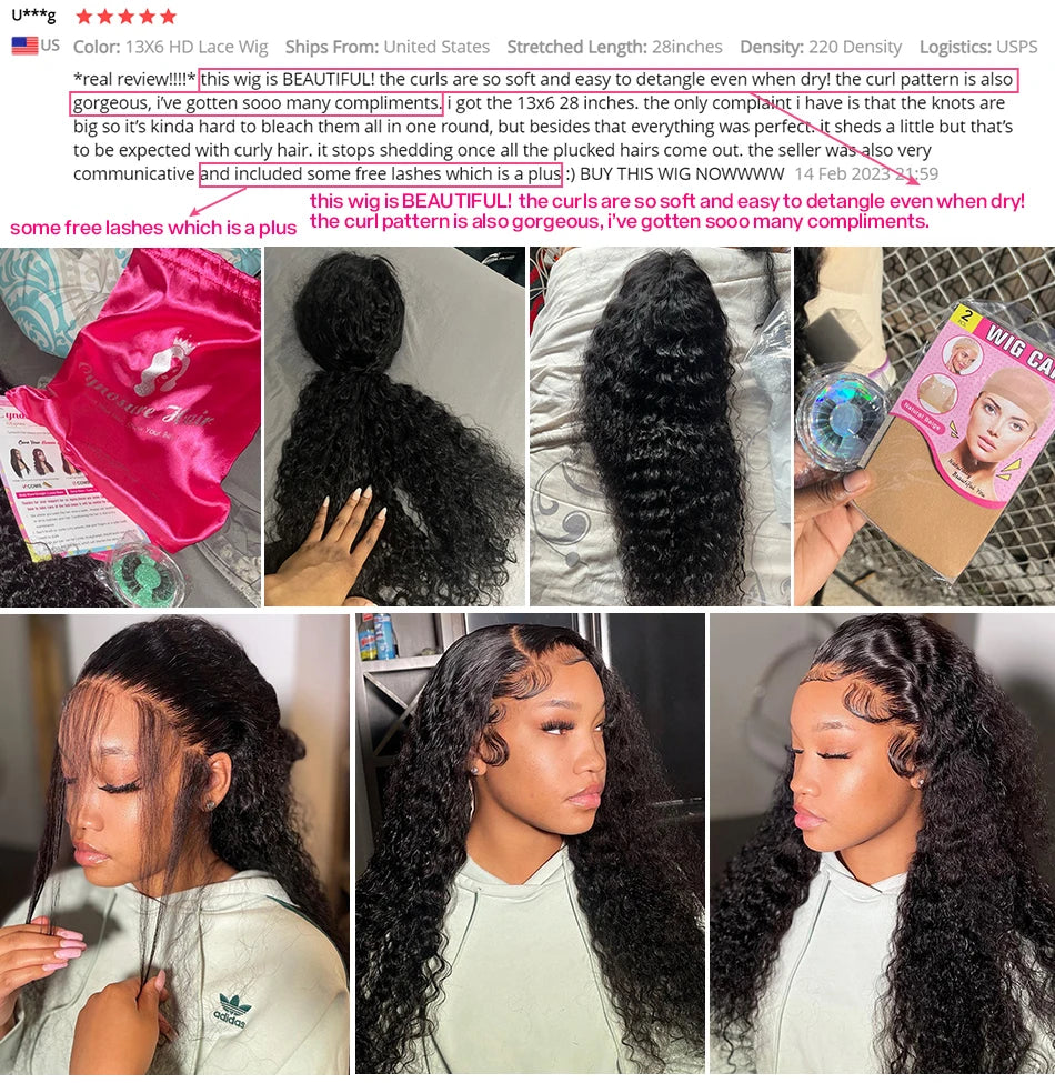 Cynosure Water Wave Lace Wig | 20–34 Inches