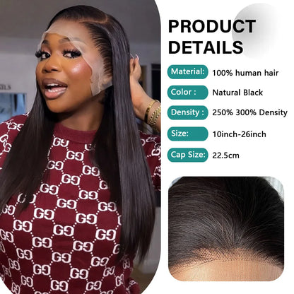 Straight Lace Wig | Closure & Frontal Options | 8–26 Inches