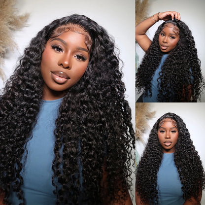Deep Wave Lace Front Wig | Natural Colour | 16–40 Inches