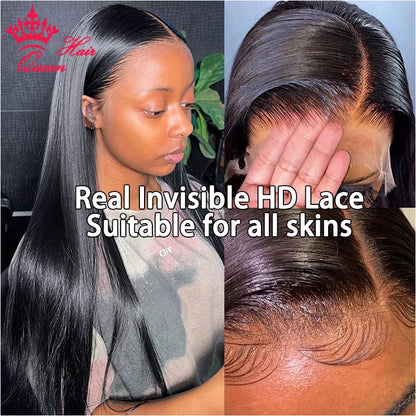 Queen Hair Lace Wig | Straight & Body Wave | 16–30 Inches