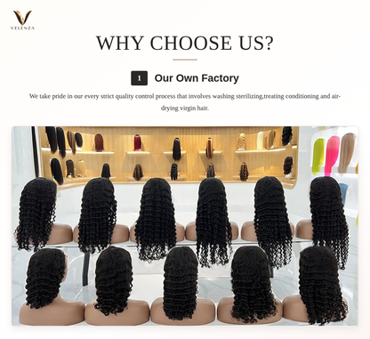 Deep Wave Lace Front Wig | Natural Colour | 16–40 Inches